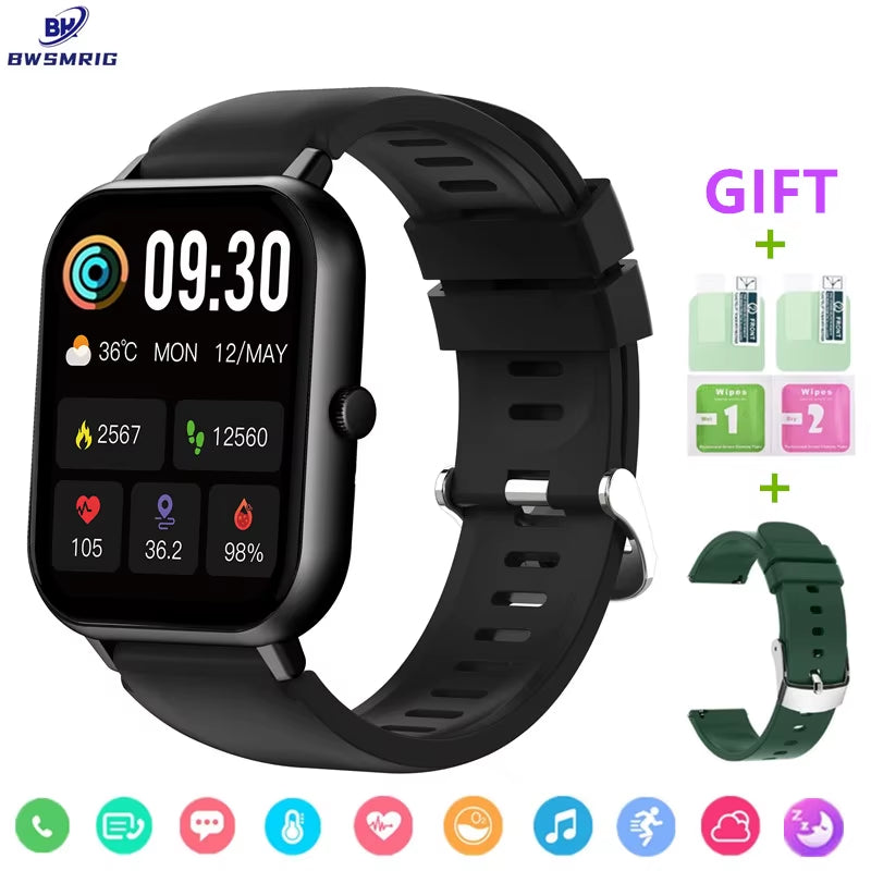 New Smart Watch Men Women Calls Clock Heart Rate Sleep Monitoring Sport Fitness Tracker Smartwatch for Android IOS Xiaomi Phone