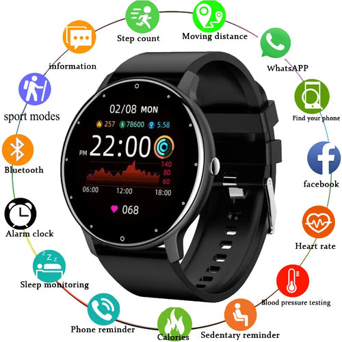 NEW ZL02 Men Smart Watch Bluetooth Call Fitness Tracker IP68 Waterproof Sports Women Smartwatch for Xiaomi Huawei IOS Phone 2025